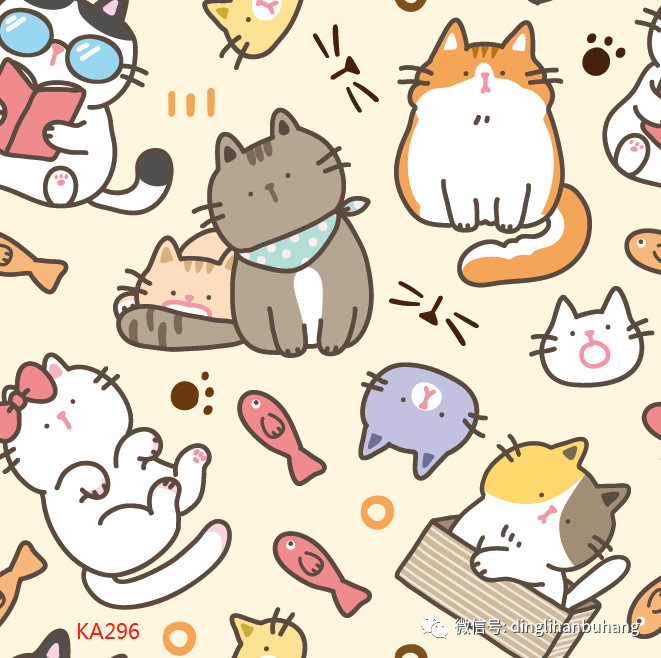 Digital Canvas Cartoon Printed Fabric Processing Heat Transfer Polyester Floral Oxford Cloth Chiffon Nylon Satin Fabric