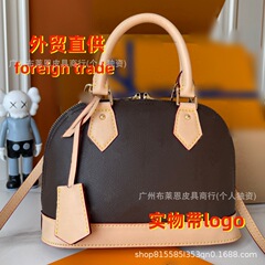 直供跨境经典老花贝壳包Alma BB 村上隆手提包印花单肩斜跨式女包