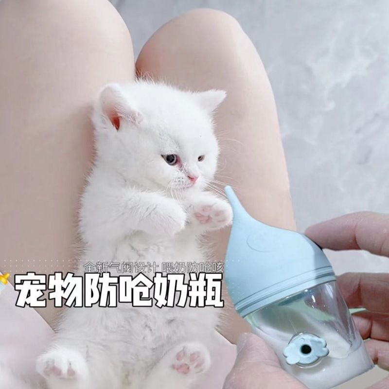 猫咪奶瓶防呛幼猫新生宠物幼犬瓶小奶猫专用小狗狗喂奶器喂食奶嘴|undefined