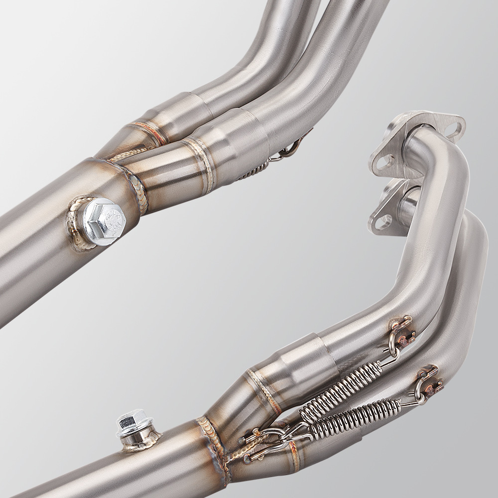 Motorcycle scooter modified Sanyang TL508 stainless steel exhaust pipe front section non-destructive installation 2022-2024