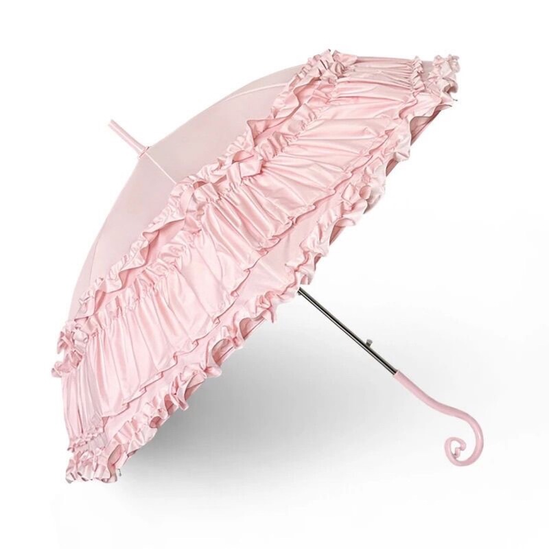 2025 New Birdcage Arched Parasol Lace Lolita Lolita Umbrella Girl Heart Princess