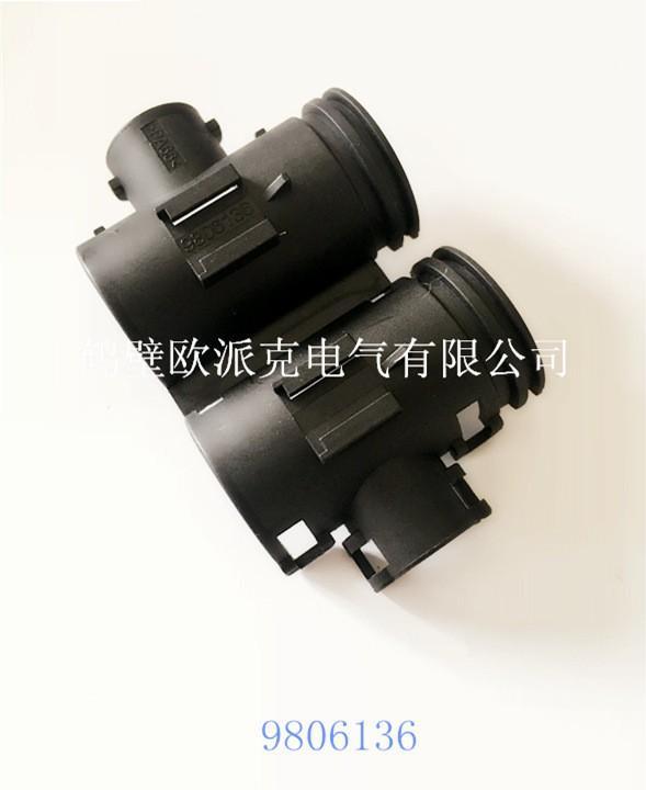 波纹管三通卡扣 三通管卡 管箍 线束波纹管接头T型塑料变径分流管