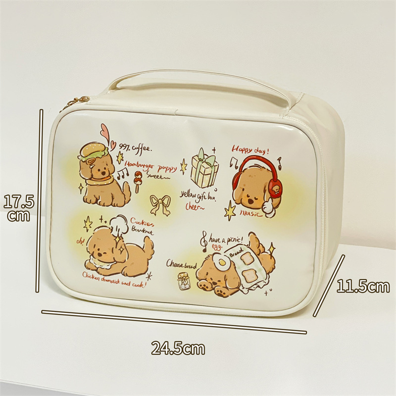 Bolsa de cosméticos, bolsa de almacenamiento de partición, bolsa de almacenamiento de nicho para mujer, bolsa de baño portátil portátil de gran capacidad impermeable portátil de viaje