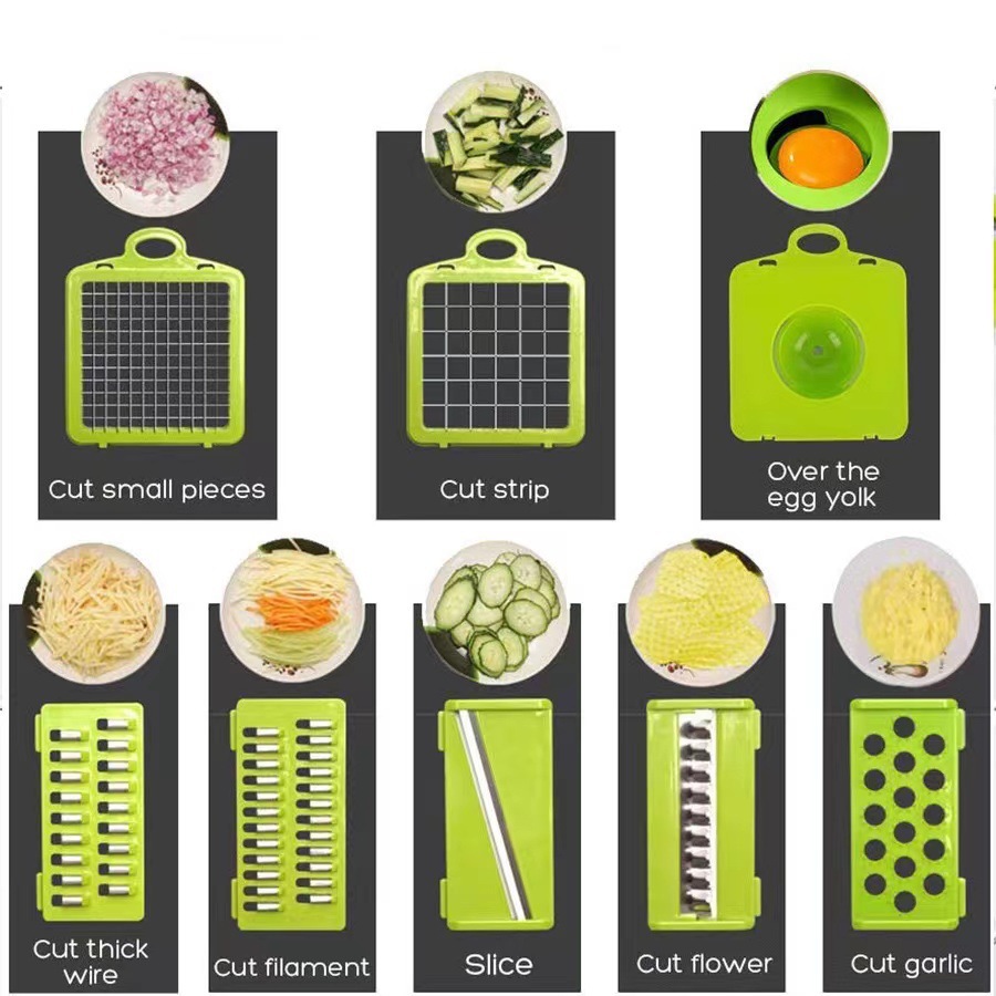 Cocina multifuncional cortador de verduras artefacto de cortador de papas cortador de alambre casero cortador de alambre raspador