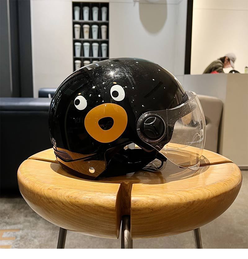 New National Standard 3C Certified Electric Vehicle Helmet Cute Bear