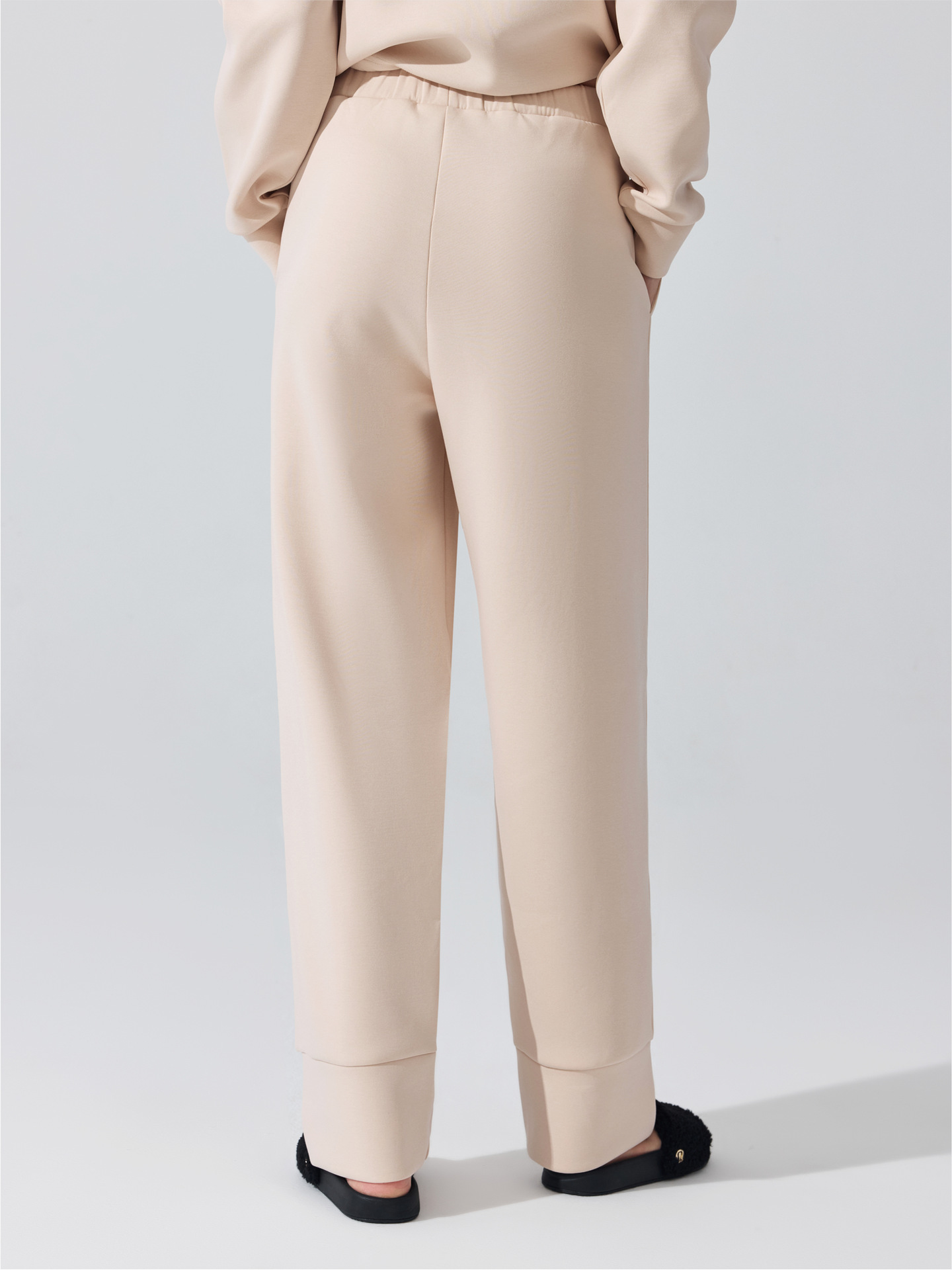 Europa y América transfronterizos pantalones casuales rectos sueltos pantalones deportivos de piernas anchas pantalones de fitness de otoño y invierno pantalones de yoga delgados para mujeres image 4