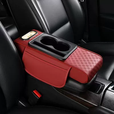 Box Central Elbow Hei Pad Car tissue box/set - small-wine-red-four-in-one