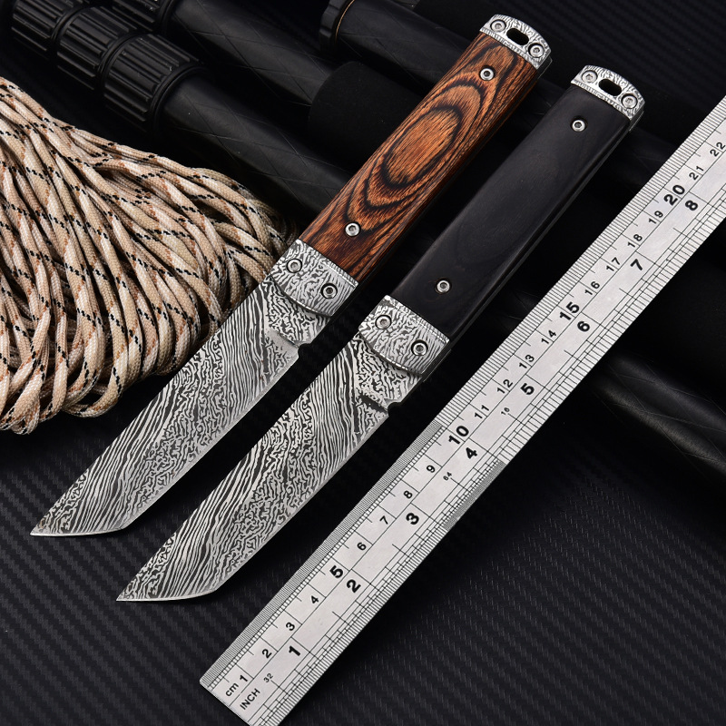 户外战术野外荒野求生小直刀多功能猎刀户外刀具非折叠刀随身小刀