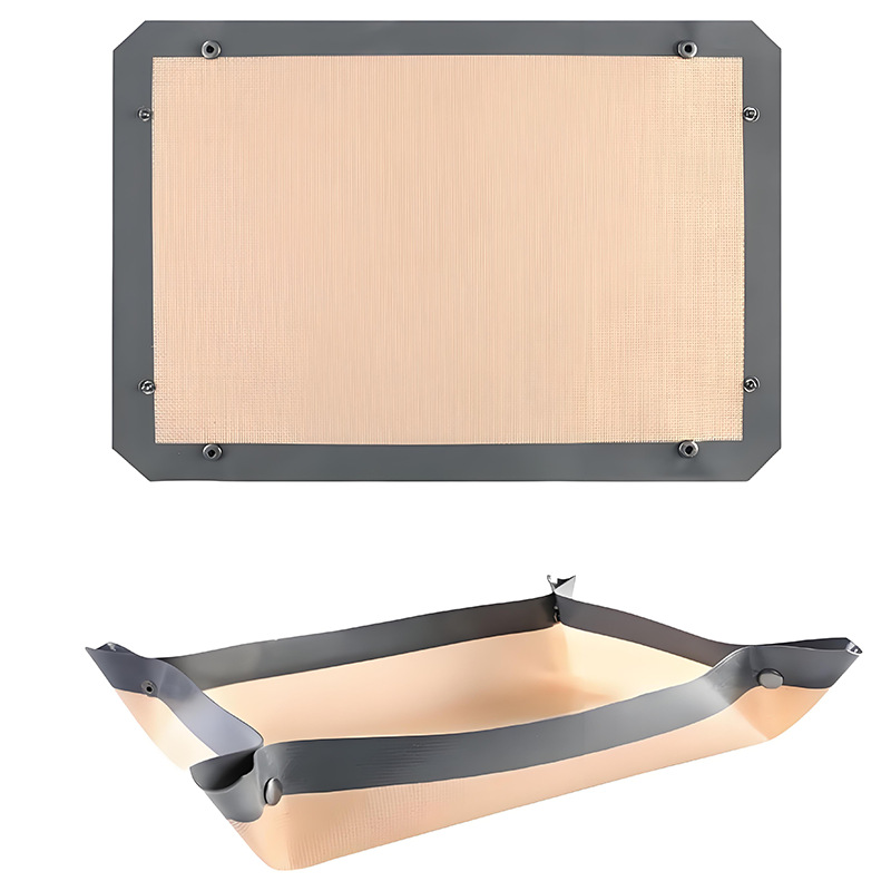 Herramientas de pastelería antiadherente de grado alimenticio 40 * 60cm resistente a altas temperaturas botones de silicona a prueba de fugas esterilla de cocción de silicona image 4