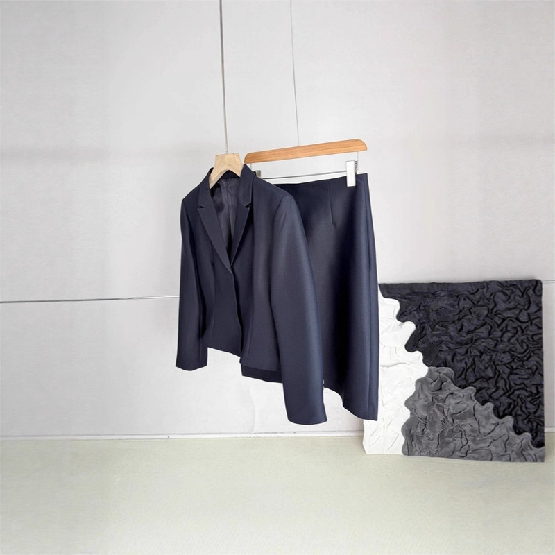 The Rolls-Royce of the Suit World! Pure Z! Limited Edition~! Silk Wool Mulberry Silk Lining Waist Suit + Skirt