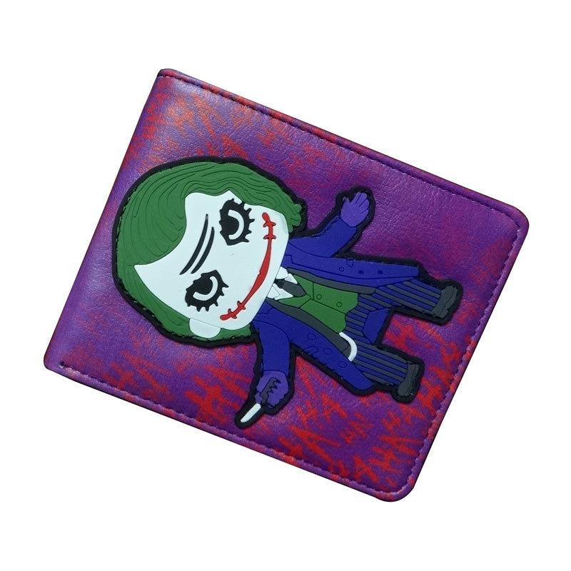 Black Jack Knight billetera corta de dos veces Héroe de dibujos animados estudiante monedero