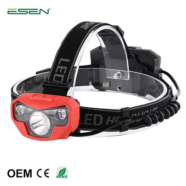 New Sensor Headlight USB Charging Strong Headlight Led Head-Mounted Flashlight Fishing Light Outdoor Headlight