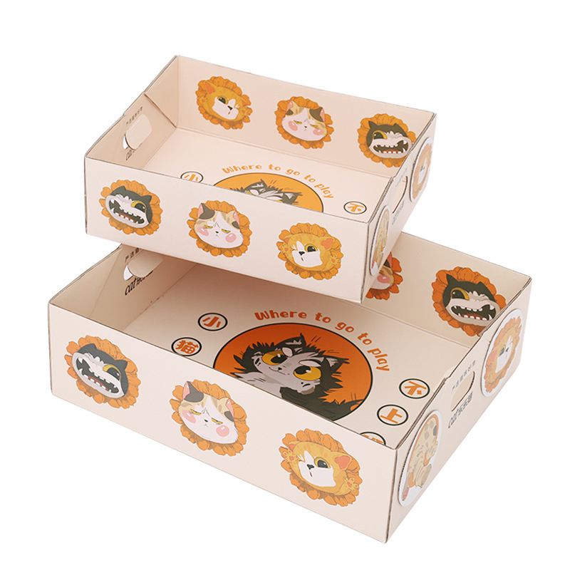 Caja de arena para gatos desechable de gran tamaño conveniente sin lavado de viaje caja de arena para gatos temporal cómoda plegable de viaje gato inodoro