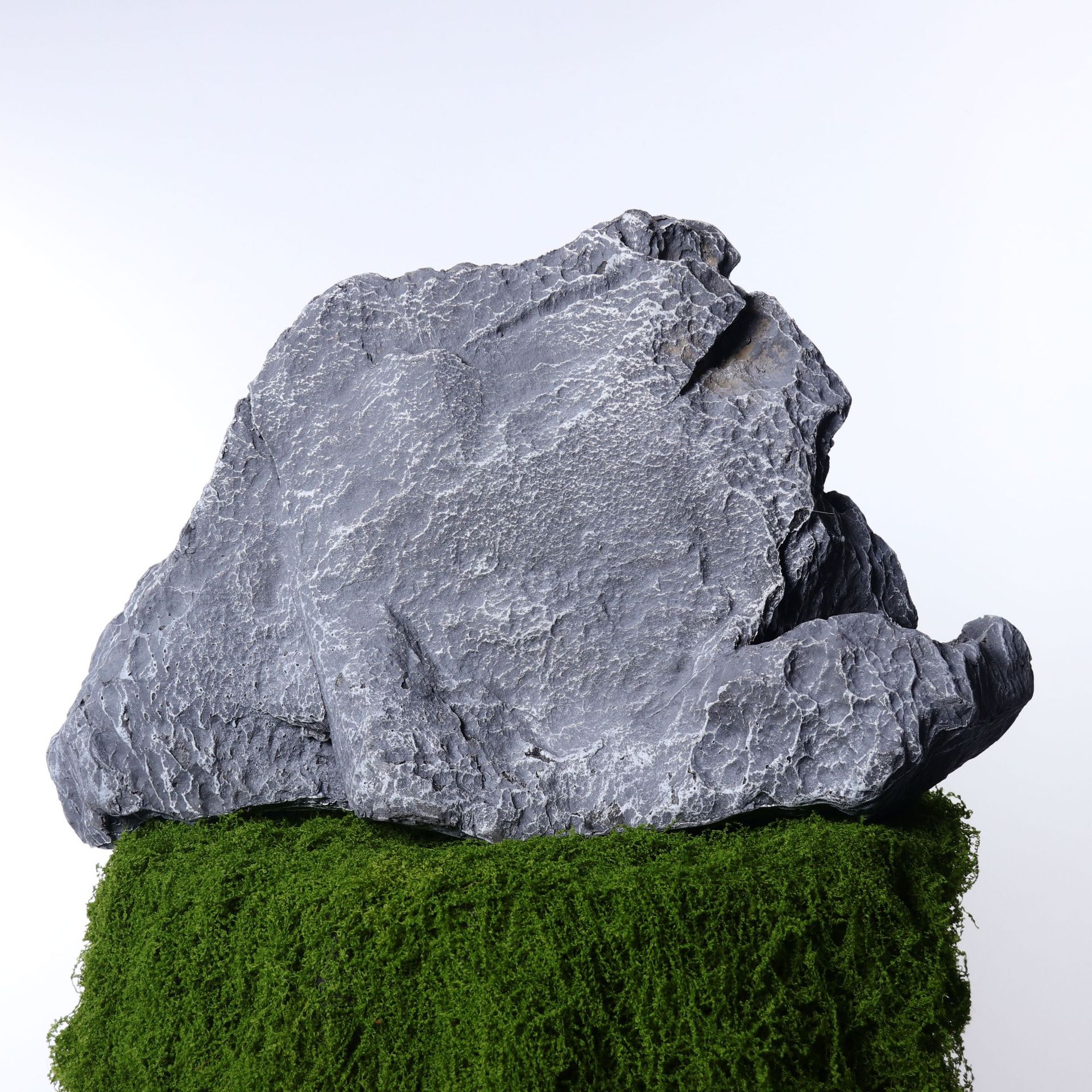 Simulación de piedra de dragón azul, piedra falsa, paisaje de jardín al aire libre, piedra de rocalla, decoración de patio al aire libre, accesorios de fotografía