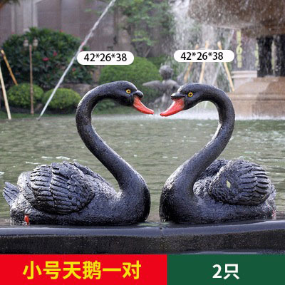 Patio al aire libre estanque pato simulación de resina de pato pato ornamentos jardín piscinas paisaje cisne flotante paisaje