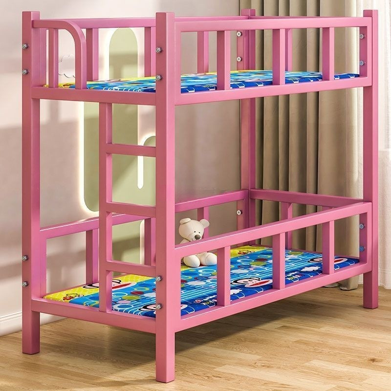 Двухъярусная кровать голубая 128x60x120