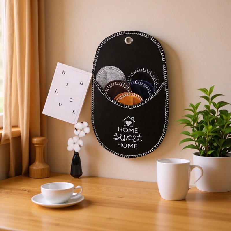 Source Manufacturer Export Felt Slipper Set for Home Use and Entertaining Guests, Parent-Child Style Slipper Set, Non-Woven Fabric Slipper Set