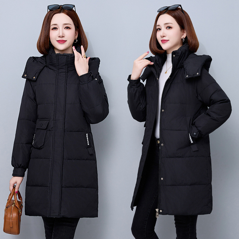 Counter Quality down Jacket for Women 2025 Winter New Style, Warm and Fashionable Mid-Length Jacket for Middle-Aged Mothers