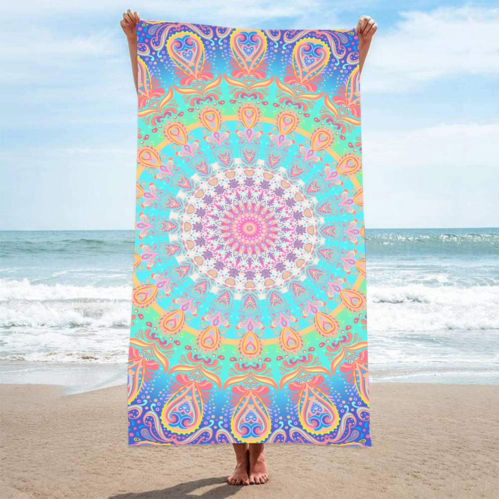 Quick dry double-sided beach cartoon cute bath towel, (Physicals), Amazon