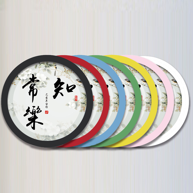 Simple modern round 12 photo frame 6 inch 10 wall 30*40x 50x 15 x 20cm Chinese mounted picture frame creative
