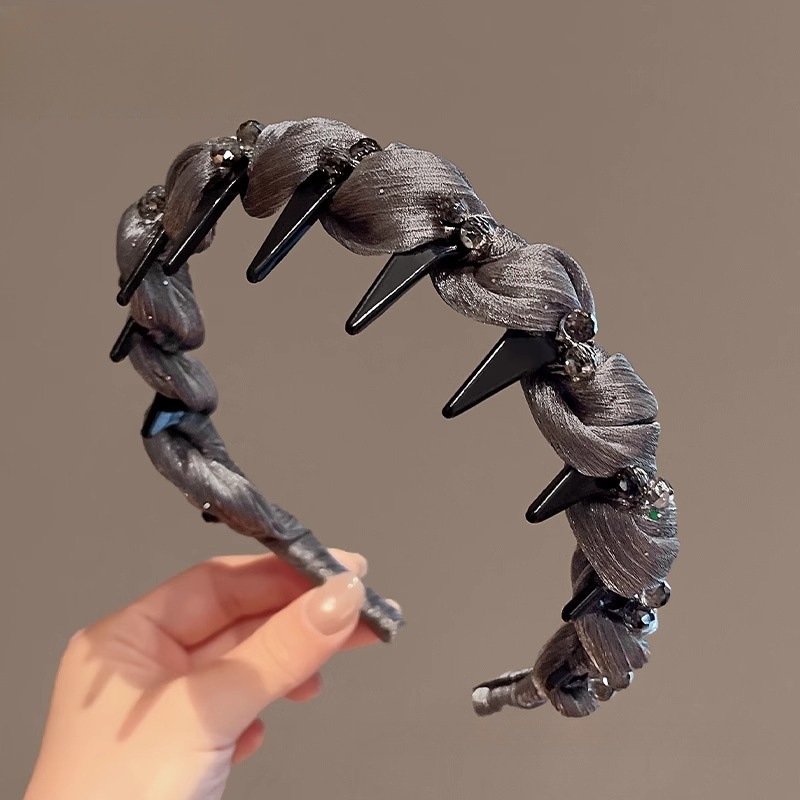 女性用高頭頂ヘアバンド 2025 新しいハイエンドファッショナブルなヘアピン洗顔専用ヘッドバンドヘッドバンド|undefined