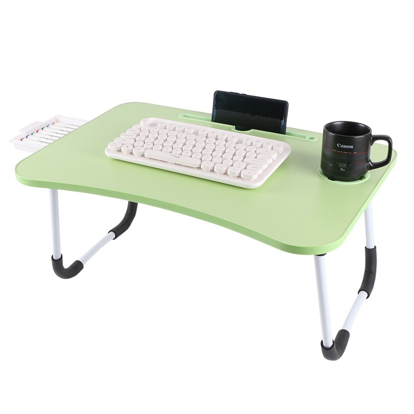 Folding Bed Table, Student Folding Computer Desk, Foldable Lazy Table, Home Bay Window Table, Small Bed Table