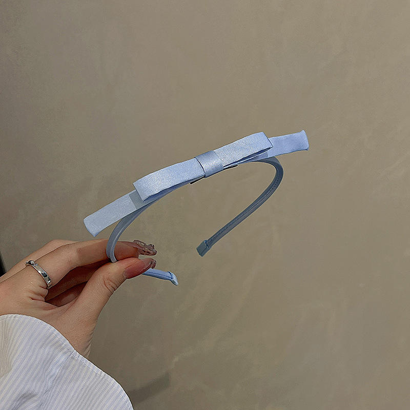 40g Weight Hair Band Hair Accessories Type 1 Piece Quantity Holiday, Daily Occasion Bow Knot Pattern Women's Gender Simple Style Style Women's Simple Style Bow Knot Cloth Hair Band 4