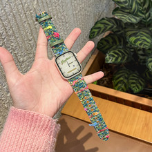 ��}�ػ��m��applewatchS11ë��Ƥ�펧iWatch10/9/8/7/6Ƥ�|С��