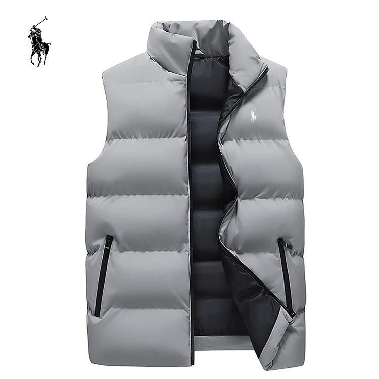 Demi-season keep warm windproof vest for leisure, down jacket