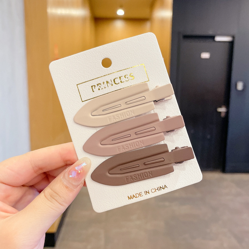 ネット赤洗顔化粧髪クリップ無痕髪カード砕髪前髪クリップサイドクリップ女性韓国アヒル口クリップ一字クリップ