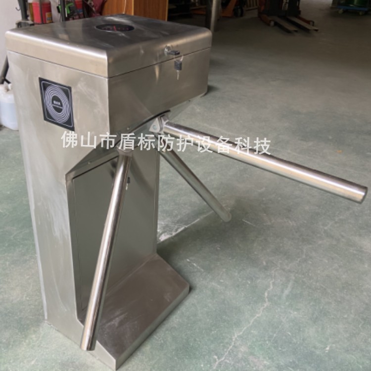 超市通道入口闸 超市单向门出入口三杆门闸 景区检票通道三辊转闸