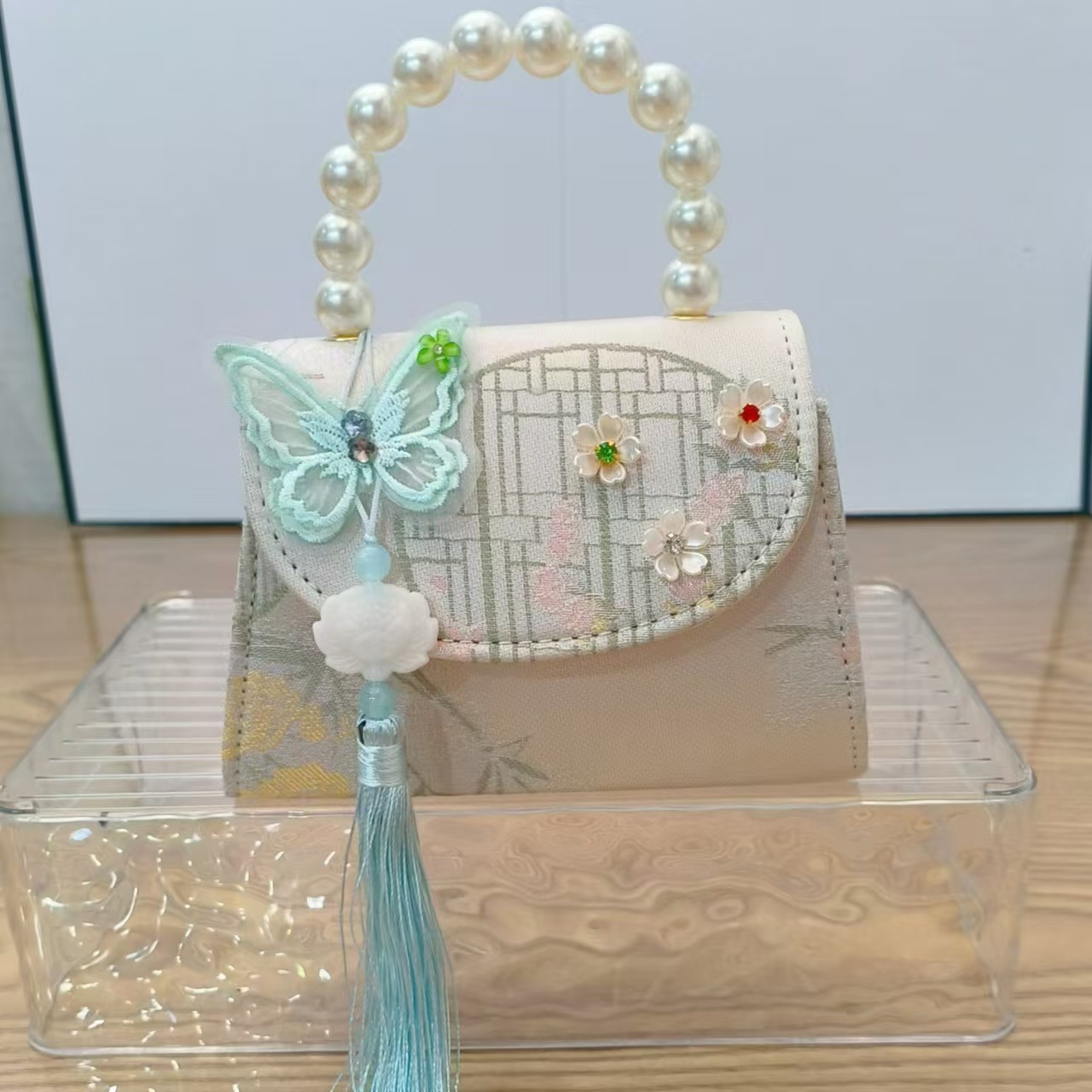 Nuevo estilo antiguo bolso para niños bolso de mensajero lindo para niña bolso de hombro de viaje de niña de estilo chino bolso de hombro de todo fósforo