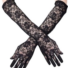 蕾丝手套新娘手套婚礼蕾丝手套女性派对20世纪20年代服装长款