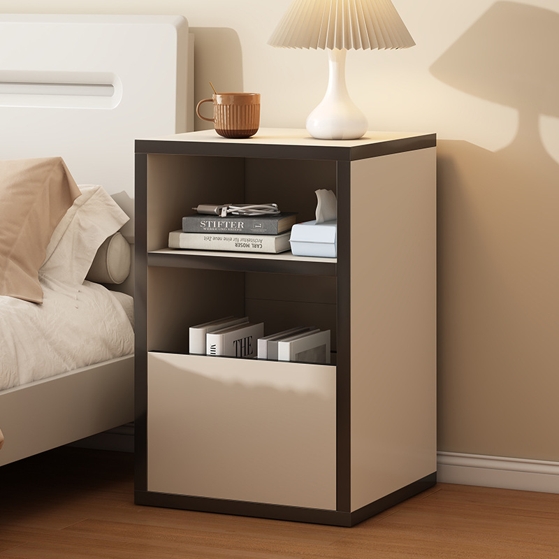 Personalizada mesilla de cama estante de dormitorio estante de libros estante de madera sólida estante de exhibición estante doméstico sala de estar armario de almacenamiento armario de almacenamiento