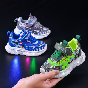 �����¿ͨ��ͯ�\��Ь����LED�l��ͯЬ��С��ͯ���e�����ܲ�Ь