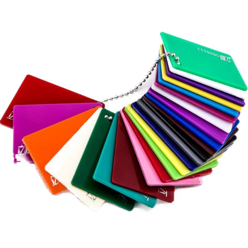 Цветная прозрачная акриловая пластина Обработка пластин из органического стекла Лазерная резка специальной формы, гравировка, горячая гибка, УФ-печать