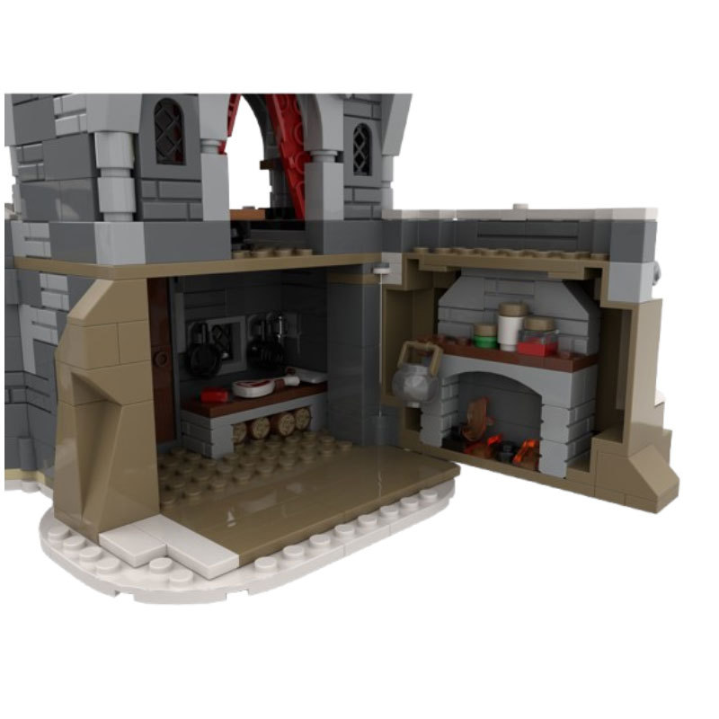 Set de blocs de construction château modèle scène de rue_voghion.com