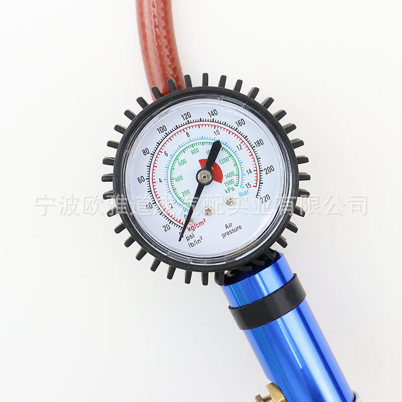 Medidor de presión de neumáticos de coche pistola de presión de aire medidor de presión de neumático mecánico medidor de prueba de presión de neumáticos de coche pistola de llenado