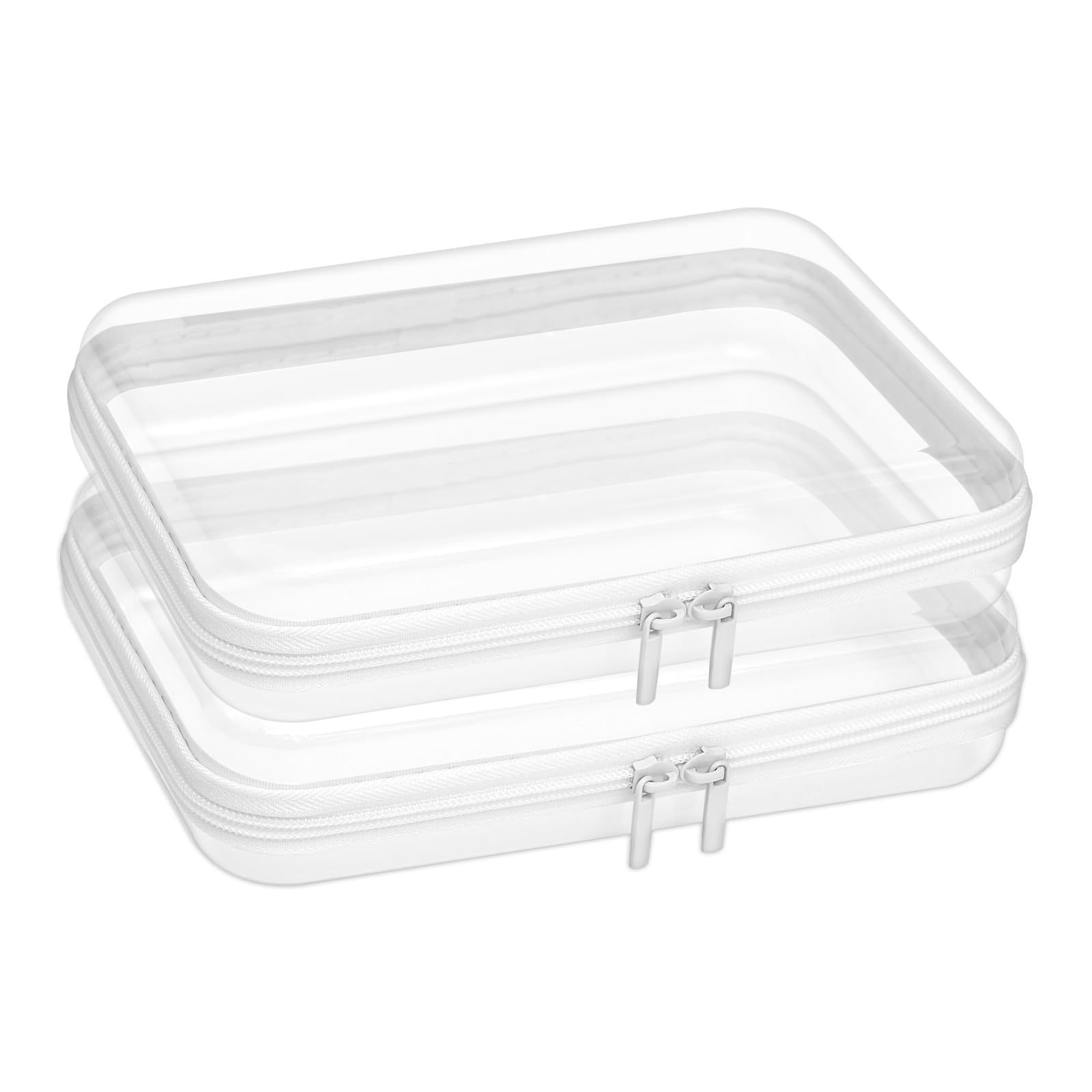 transparent storage bag PVC with zipper