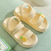 Slide platform, summer slippers, footwear, fashionable sandals, soft sole, internet celebrity