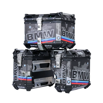 Exhaust Side Box Motorcycle Universal: Motorcycle trunk