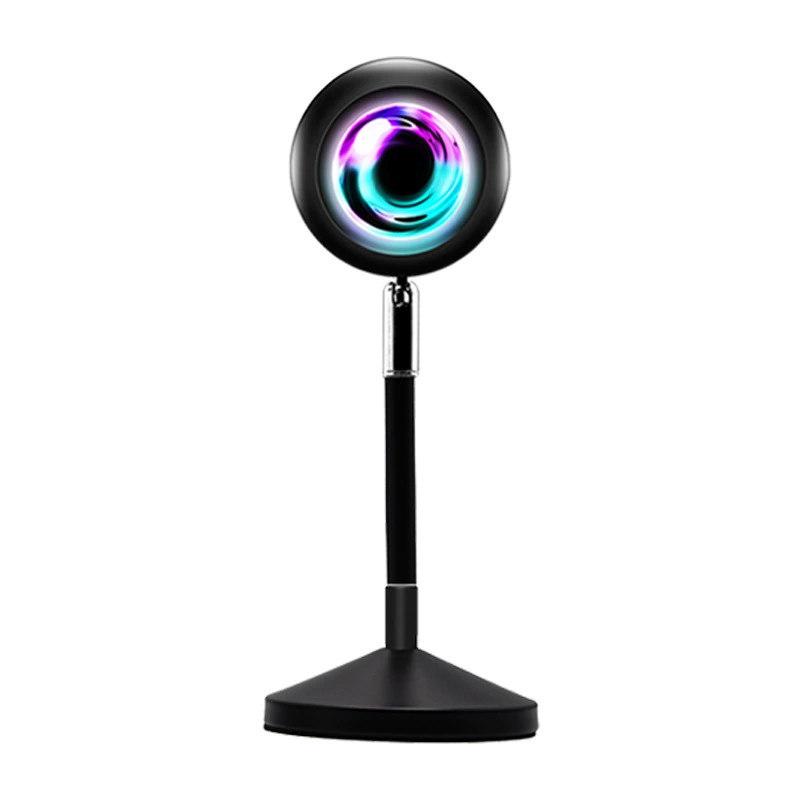 LED floor rainbow atmospheric table lamp with projector, remote control, internet celebrity