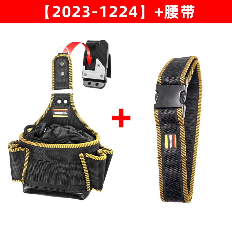 nakioo herramienta de colgar rápida bolsa de herramientas eléctricas bolsa de cintura portátil bolsa de cintura bolsa de almacenamiento cinturón de abrazadera rápida desempaque rápido