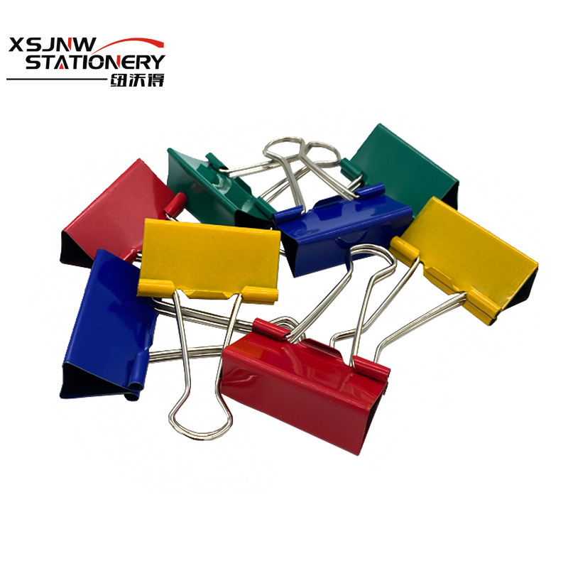 Cross-border special deep color file binding clip 41mm color…