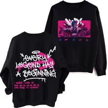 Hot Anime Arcane-Jinx Sweatshirt Man Women Oversized Crewnec
