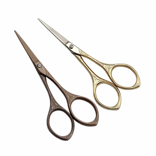 Mini European Stainless Steel Retro Scissors, Embroidery Scissors, Handmade Small Scissors, Household Paper Cutting and Thread Cutting