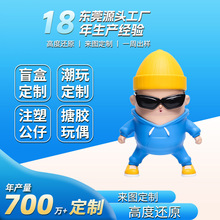公仔定制注塑搪胶滴胶手办工厂盲盒玩偶潮玩摆件定做树脂工艺品