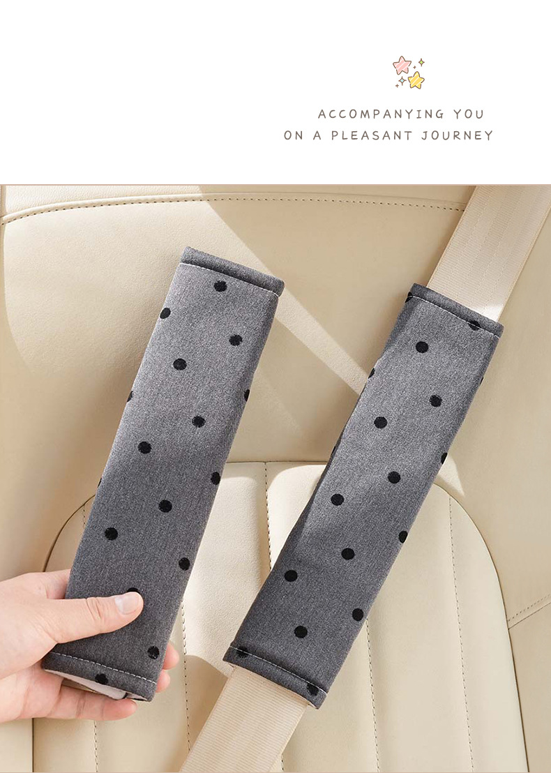 Blue Rain Car Seat Belt Shoulder Pad Cute Car Seat Belt Protector Children's Anti-Strangle Car Shoulder Pad