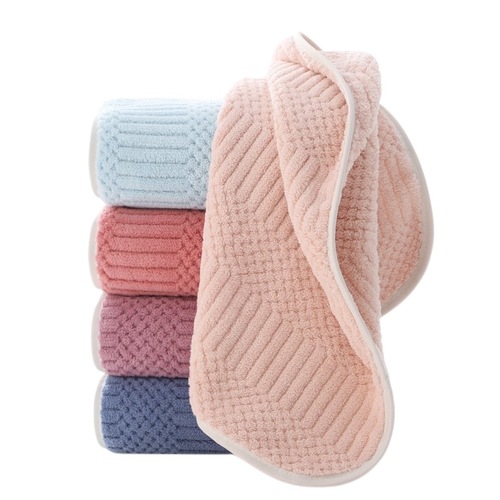 Coral Fleece Towel Thickened Water-absorbent Face Towel Adult Shower Towel Beauty Salon Gift Box Towel Wholesale Factory