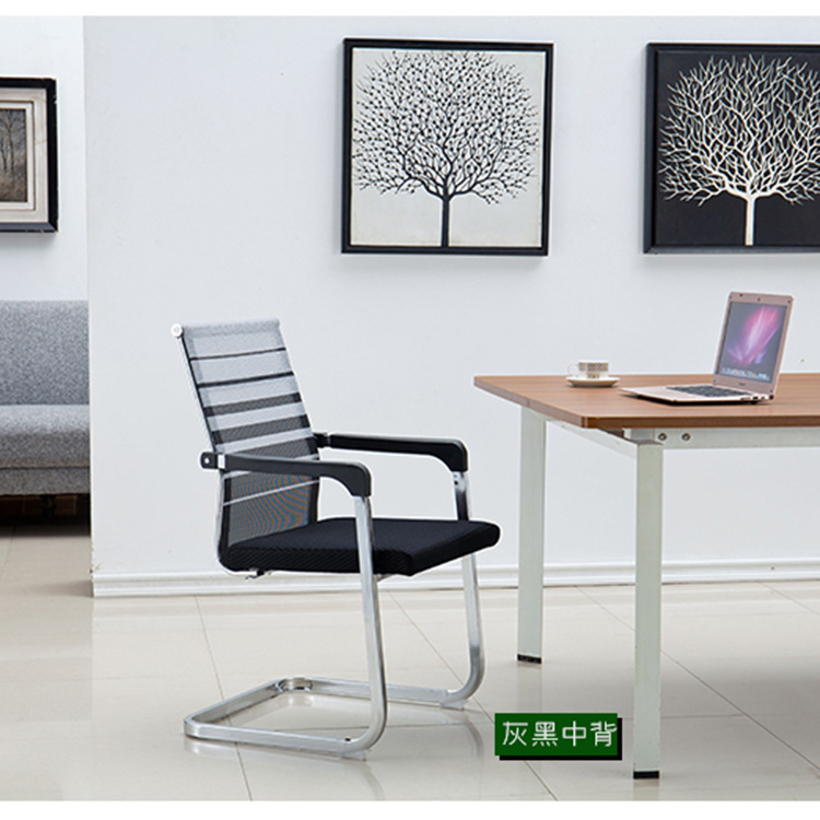 그레이 블랙 미들 백